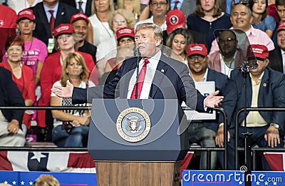 President Trump Florida Editorial Stock Photo